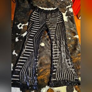 Women's sequin pants XL NWOT